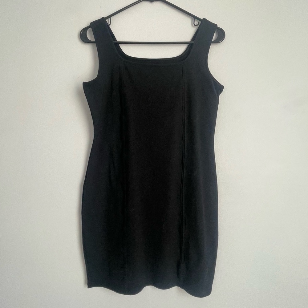 NWT Wild Fable Black Mini Bodycon Dress Size L